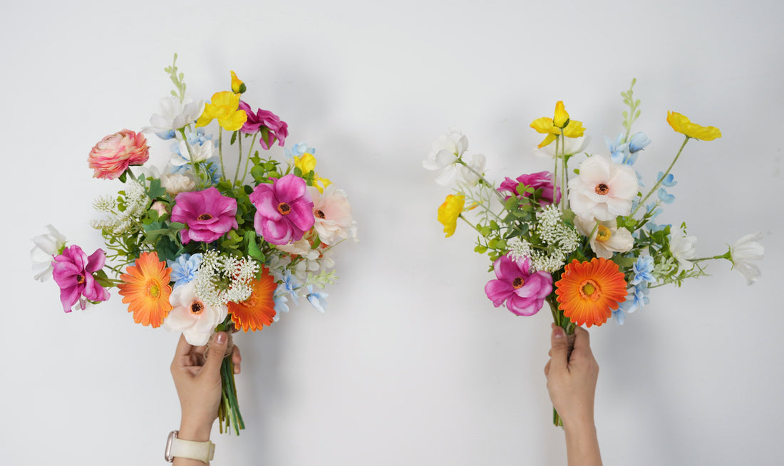 Using Artificial vs Real Flowers on your wedding day