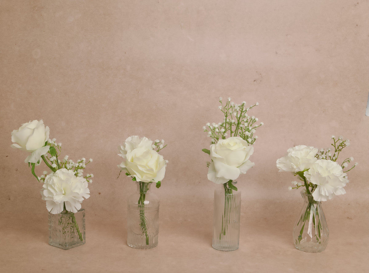 White Dream - Bud vases