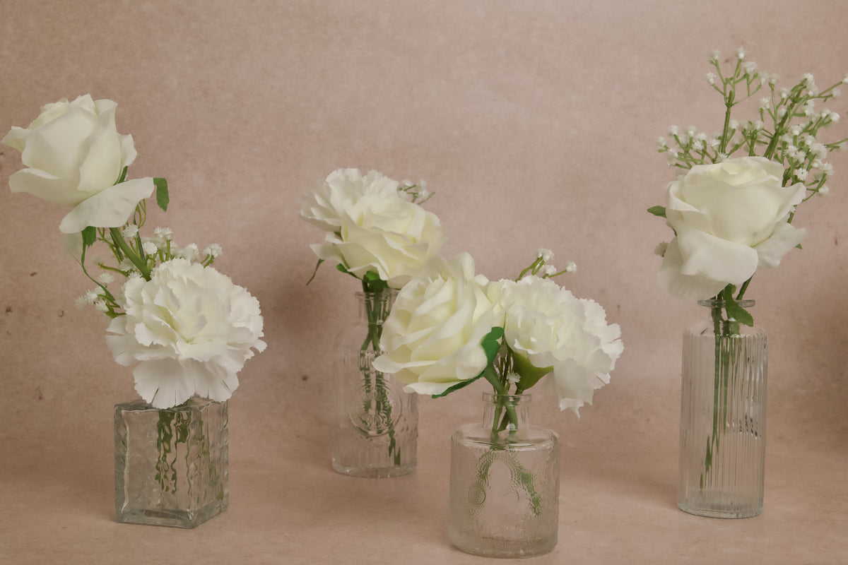 White Dream - Bud vases