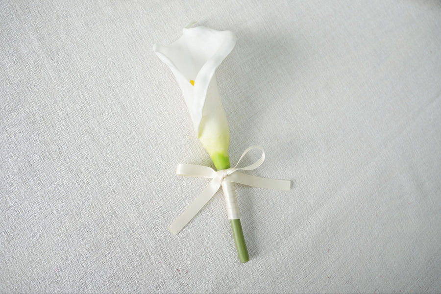 Sophisticated Elegance - Lily Buttonhole